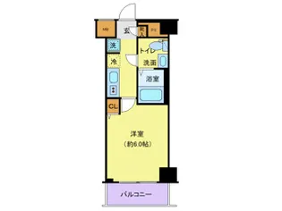 ジェノヴィアお花茶屋IIスカイガーデン【6階】の間取り