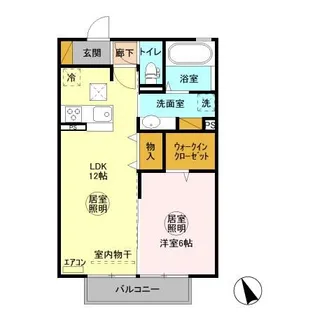 Dーroom赤塚 B【1階】の間取り