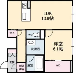 プレミアス【1階】の間取り