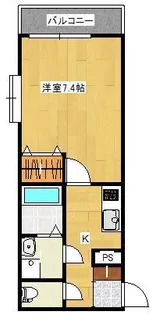 プレファランス薩摩川内【2階】の間取り