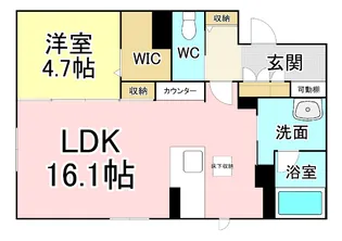 ShaMaison La Renaissance【1階】の間取り