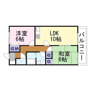 メゾンタキガワ【1階】の間取り