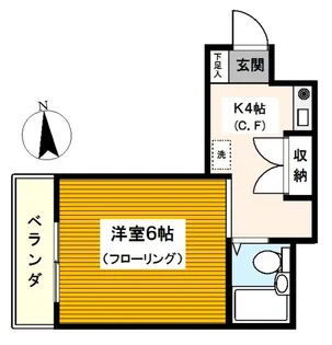 ヴィラ・フロレスタ【3階】の間取り