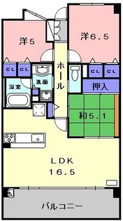 レイセニット奈良グラン・ヴェルジェ 犬猫複数可【7階】の間取り