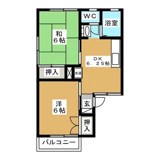 パークタウン北長野 C棟【1階】の間取り