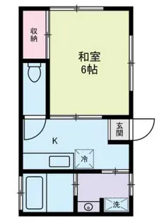 Kハイツ【1階】の間取り