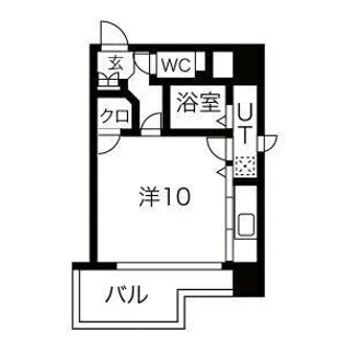 愛知県名古屋市中村区若宮町4【マンション】の間取り