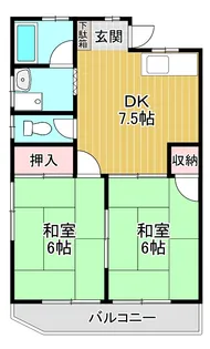 谷川荘【2階】の間取り