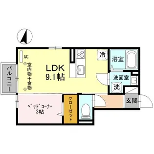 新潟県上越市大字藤新田【アパート】の間取り