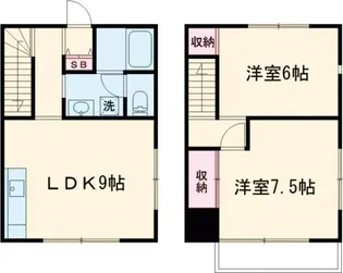 ピロティ日野【1階】の間取り