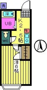 ハイツオーキッド【1階】の間取り