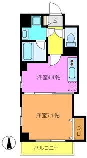 東京都墨田区業平2【マンション】の間取り