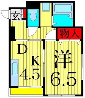 レジデンスK【1階】の間取り