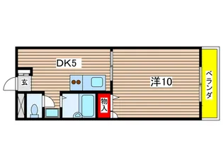 ホルンハイツ【4階】の間取り