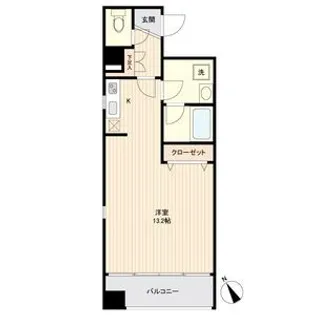 アーバンフラッツ榴ヶ岡(旧La Douceur榴ヶ岡)【8階】の間取り