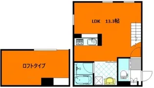 セリーナ田辺【1階】の間取り