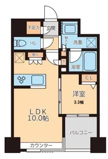 グランカーサ文京千石【4階】の間取り