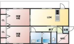 福岡県久留米市野中町【一戸建】の間取り