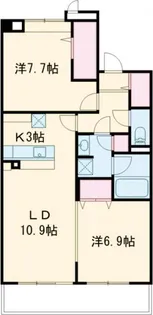 ロイヤルパークスシーサー南千住【6階】の間取り