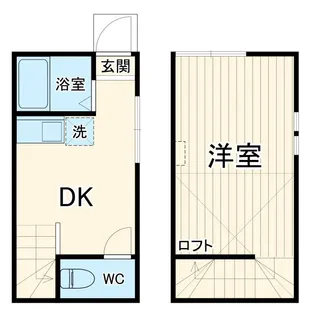 ユナイト横浜ファーストブランチの間取り