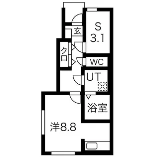 山形県上山市金生西2【アパート】の間取り