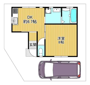 大阪府富田林市若松町4【一戸建】の間取り