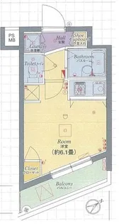 パレ・ホームズ高井戸【2階】の間取り
