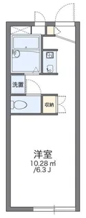レオパレスブランシェ海老名II【2階】の間取り