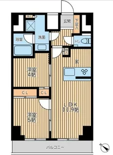 CityLuxYokohama【6階】の間取り