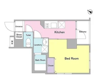 東京都中央区日本橋浜町2【マンション】の間取り