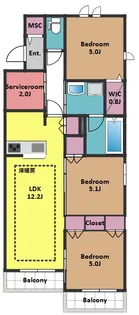 Gran Felicia【2階】の間取り