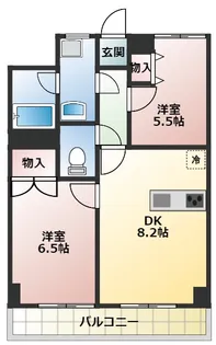 コーポ石井【1階】の間取り