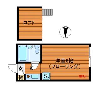 東京都練馬区立野町【アパート】の間取り