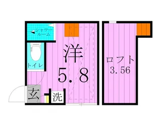 東京都足立区千住旭町【アパート】の間取り
