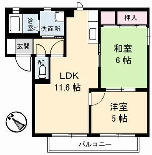 シャーメゾン カメリア A棟【2階】の間取り