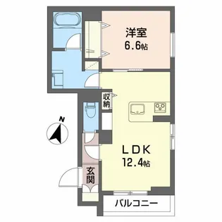 新潟県新潟市中央区学校町通3番町【マンション】の間取り