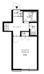 セゾン赤塚【2階】の間取り