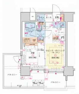 東京都品川区大井4【マンション】の間取り