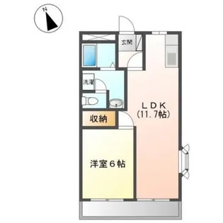 アクロス7122【2階】の間取り