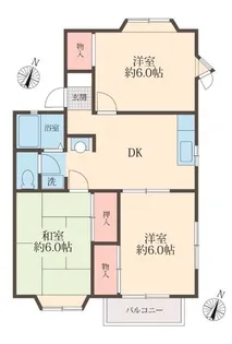 ルミエール二番館【2階】の間取り