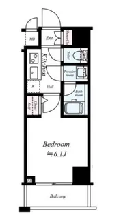 コンシェリア南麻布<TOKYO PREMIUM> EAST【2階】の間取り