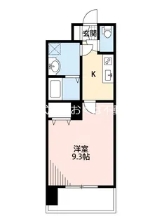 クロノス40新町III【10階】の間取り