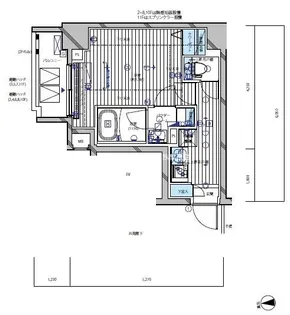 メインステージ東上野【8階】の間取り