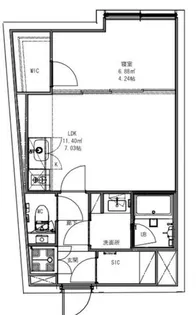 Ludens中板橋II【3階】の間取り