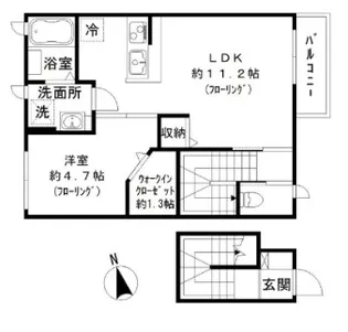 グランエスト武蔵小山の間取り