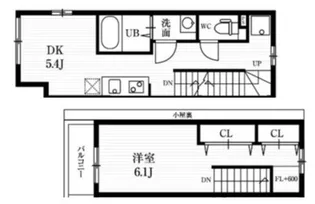ミハス学芸大学の間取り