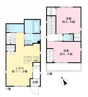 千葉県市川市伊勢宿【一戸建】の間取り