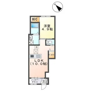 メゾン・イエス【1階】の間取り