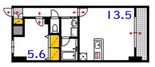 ウイング宝町ファイブ【11階】の間取り