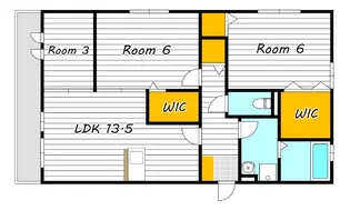 Welsh Villa I棟【1階】の間取り